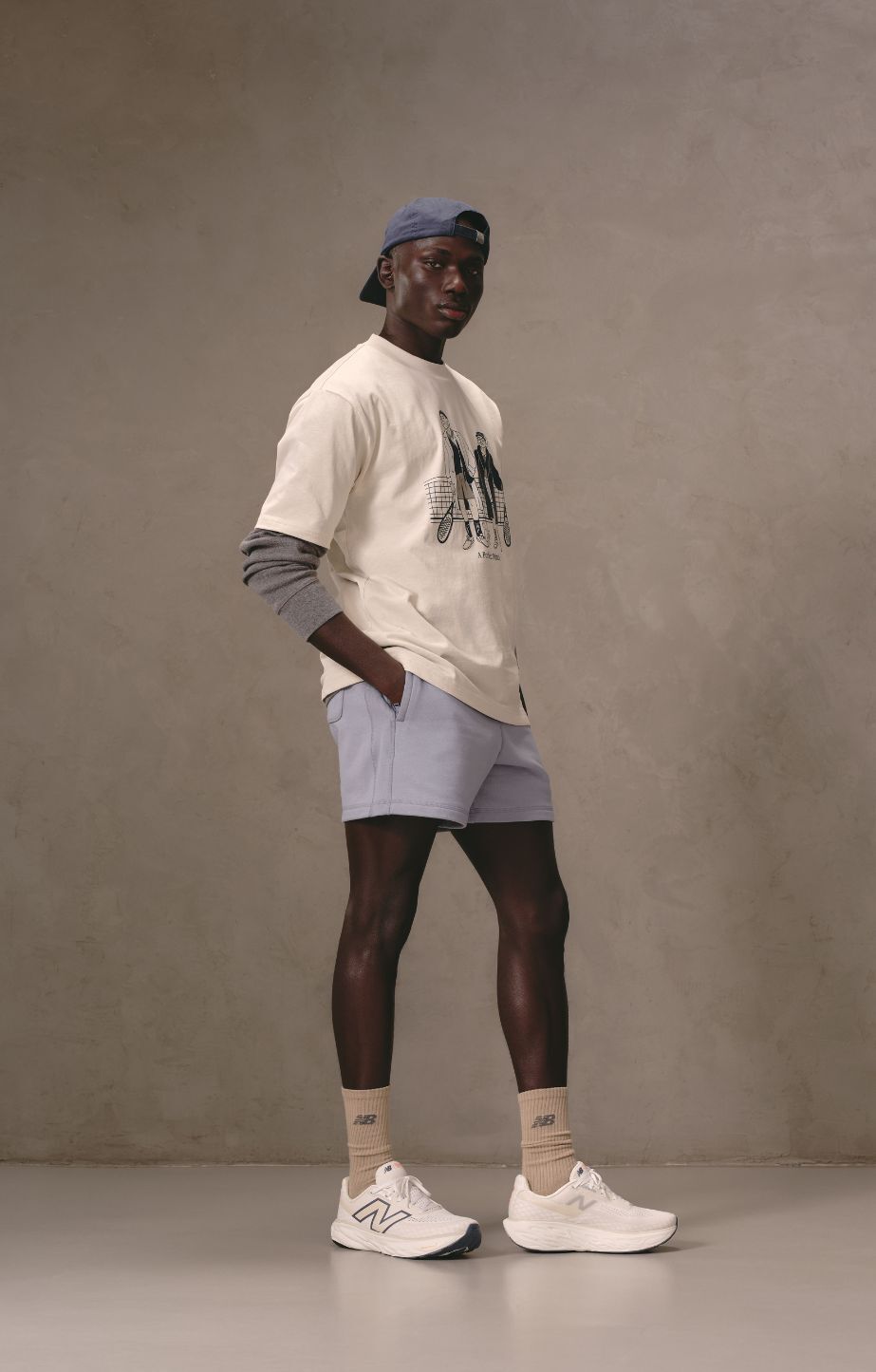 A man wearing Fresh Foam X 1080 shoes
